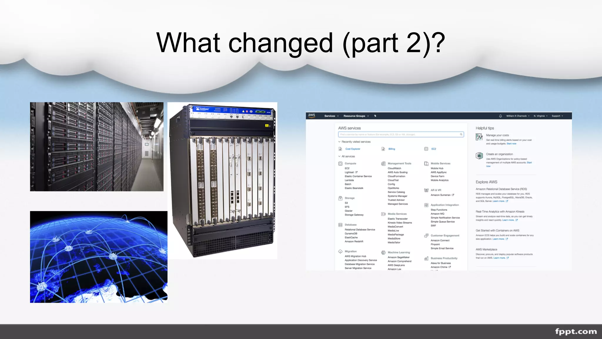 What changed (part 2)?
 