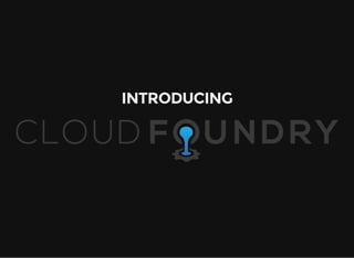 An introduction to Cloud Foundry | PDF