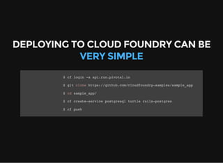 An introduction to Cloud Foundry | PDF
