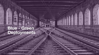 9
Blue - Green
Deployments
 