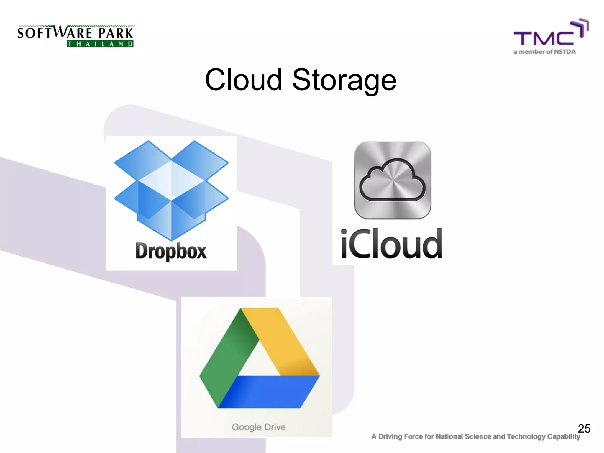 Cloud Storage




                25
 