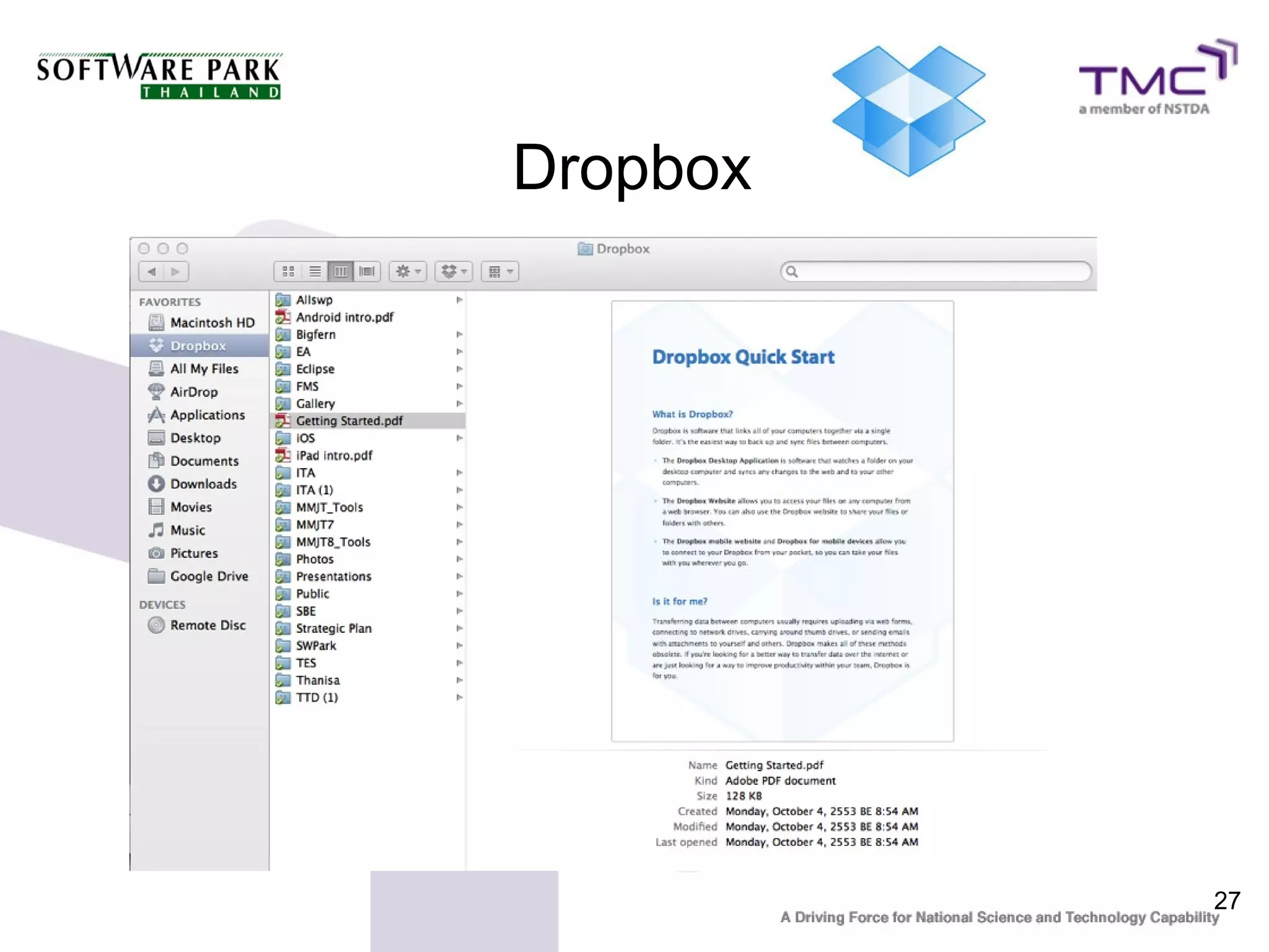 Dropbox




          27
 