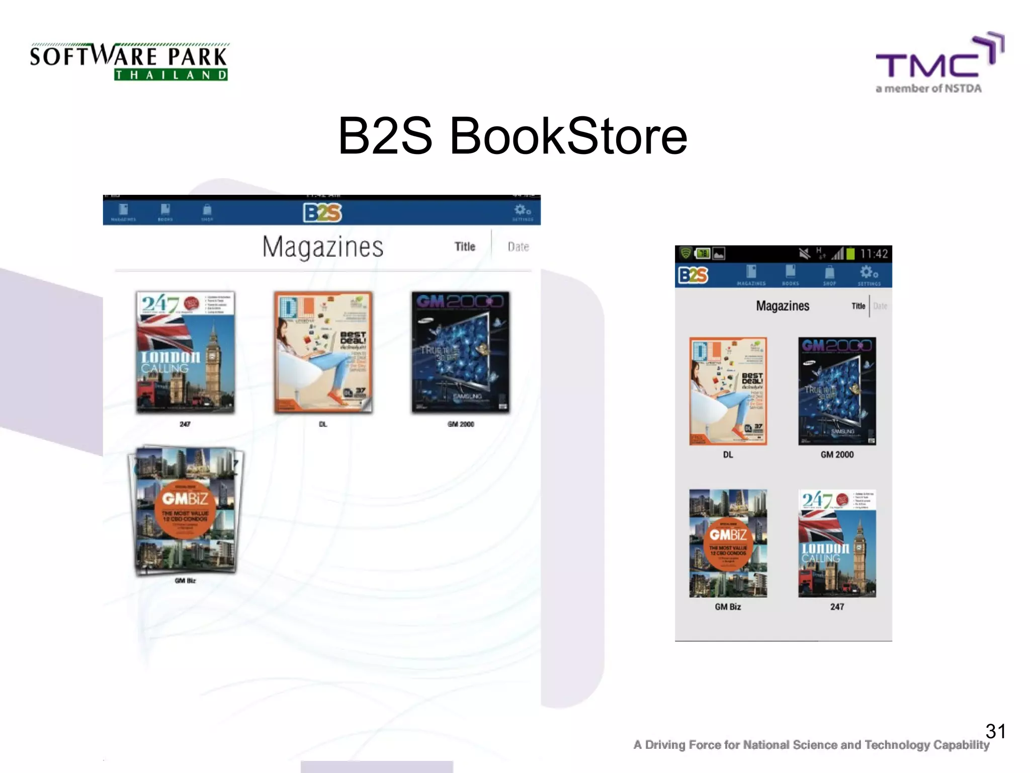 B2S BookStore




                31
 