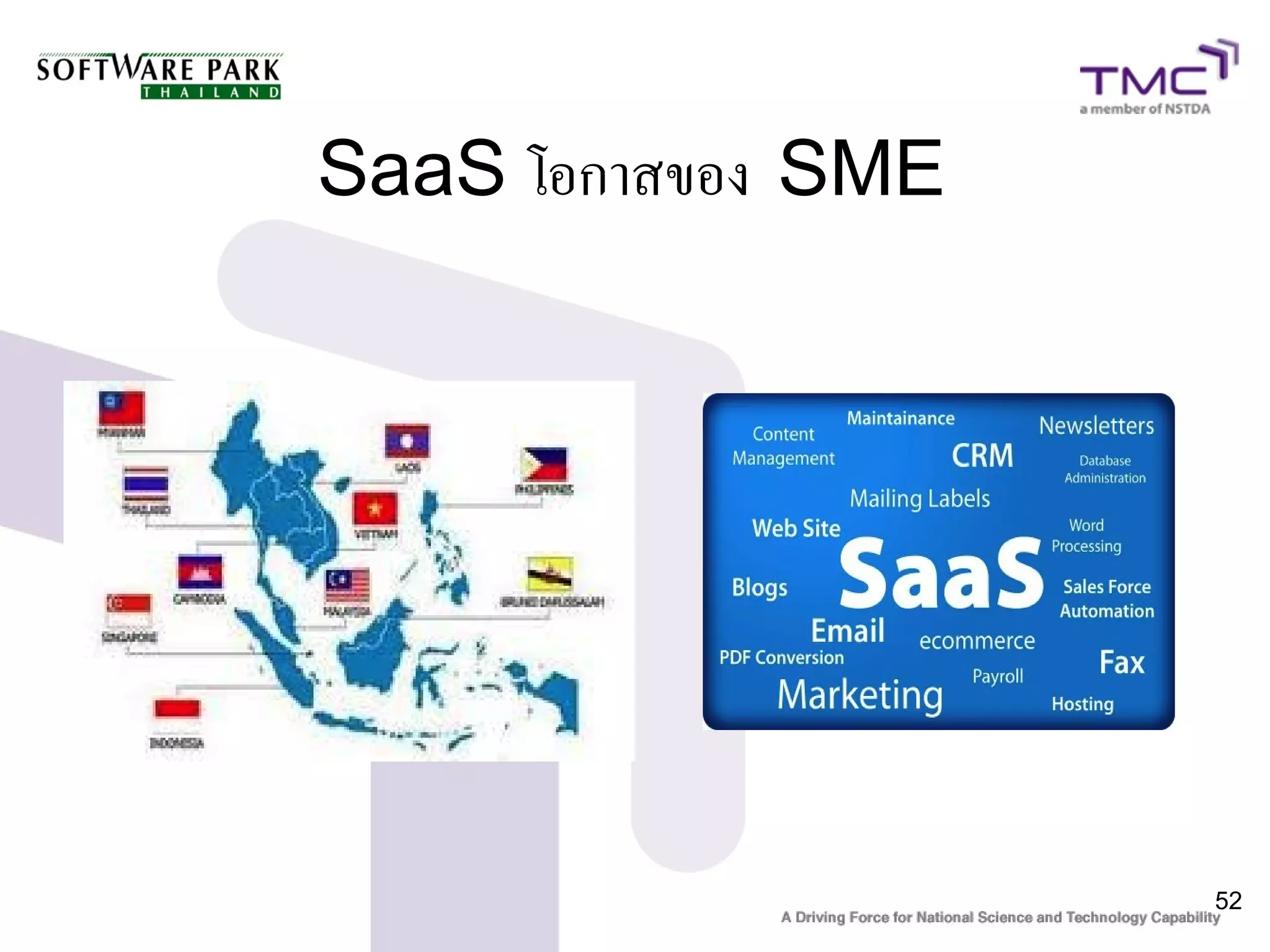 SaaS โอกาสของ SME




                    52
 