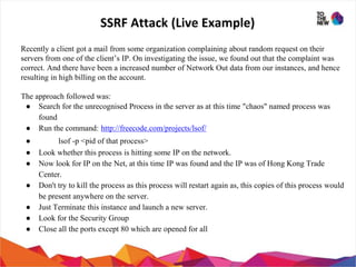 Cloud security best practices in AWS by: Ankit Giri