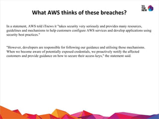 Cloud security best practices in AWS by: Ankit Giri