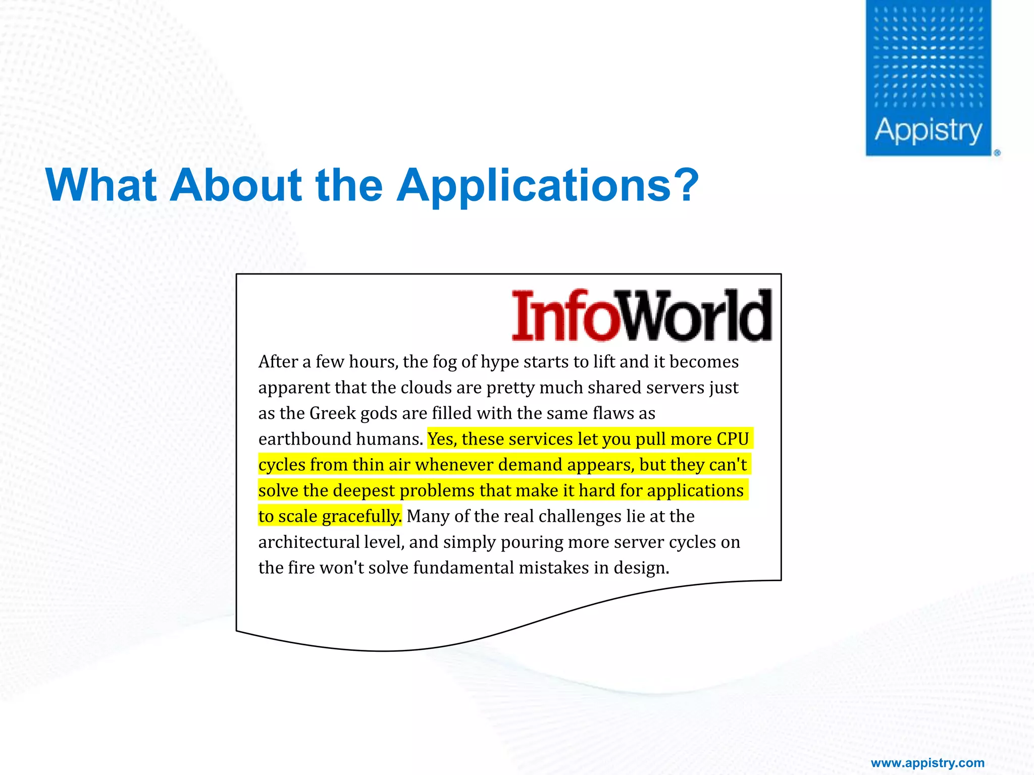 Cloud Taxonomy: Platform vs Infrastructure