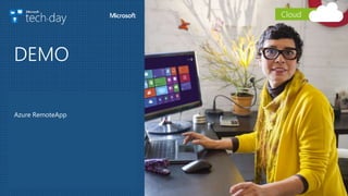 Azure RemoteApp
DEMO
Cloud
 