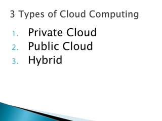 Cloud Computing for Teaching & Learning | PPTX