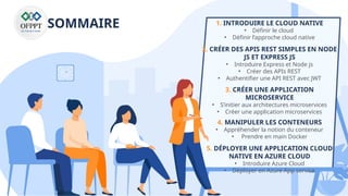 Créer une application cloud native : partie 1 | PDF