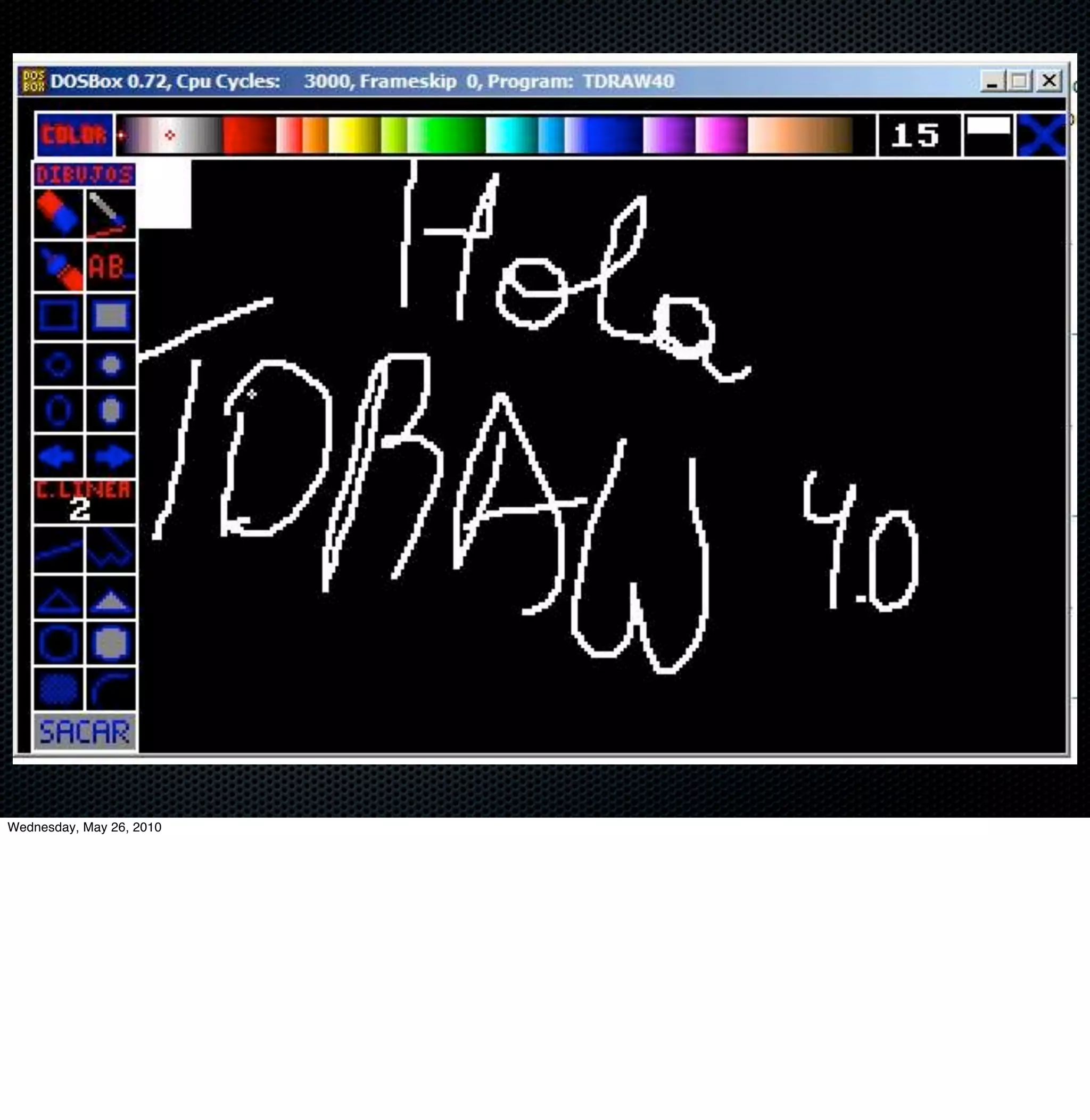 Wednesday, May 26, 2010
 