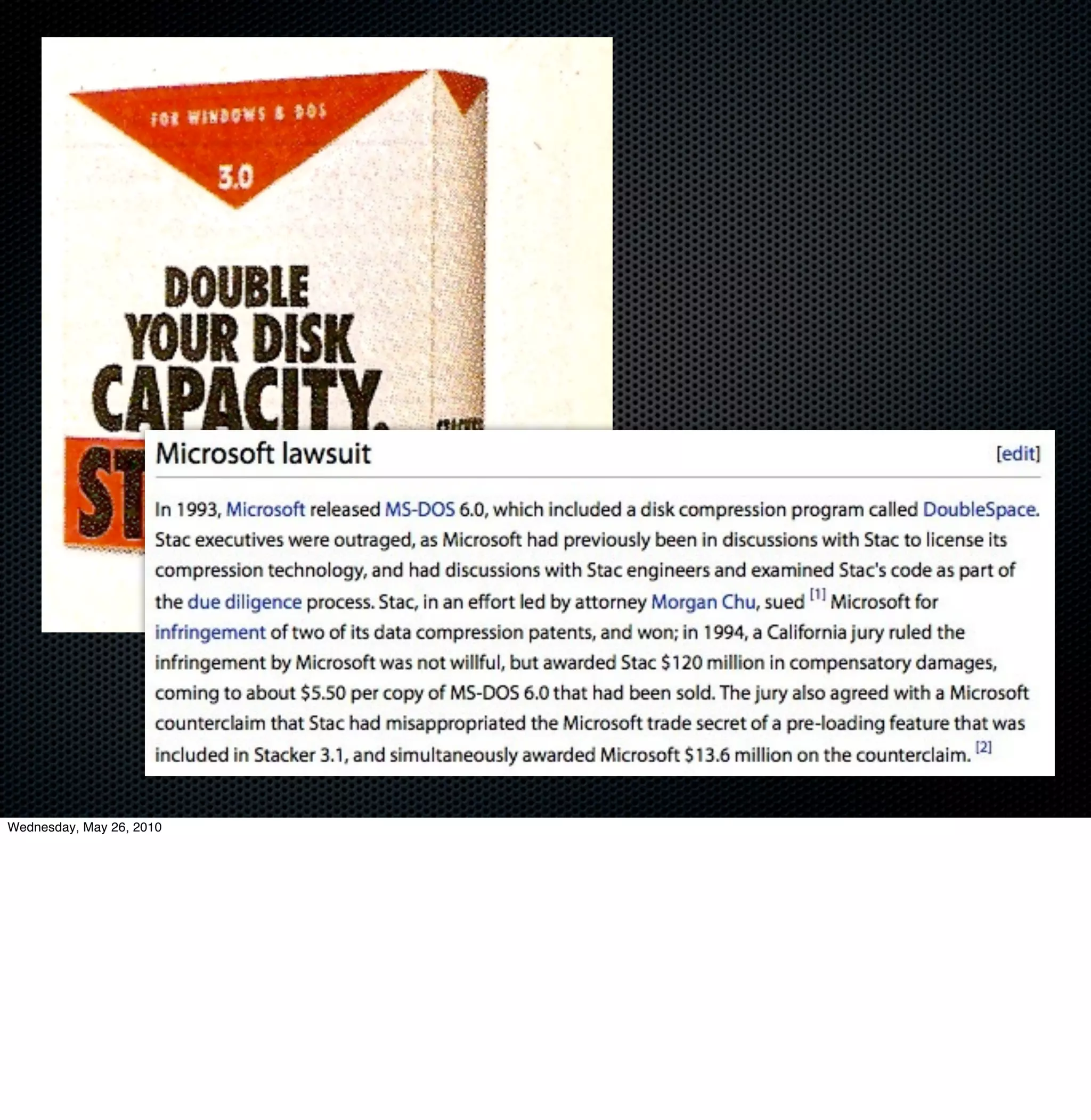 Wednesday, May 26, 2010
 