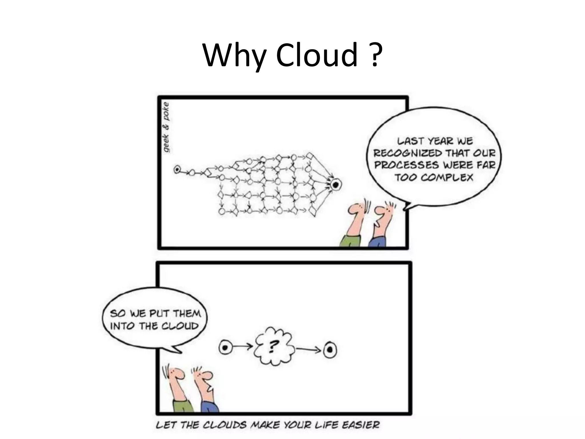 Why Cloud ?