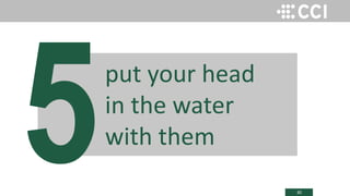 30
put your head
in the water
with them
 