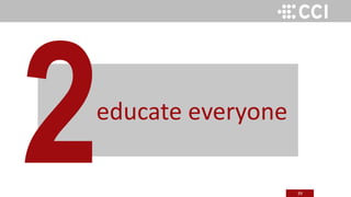 39
educate everyone
 