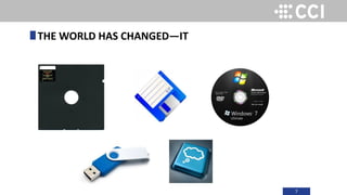 7
THE WORLD HAS CHANGED—IT
 