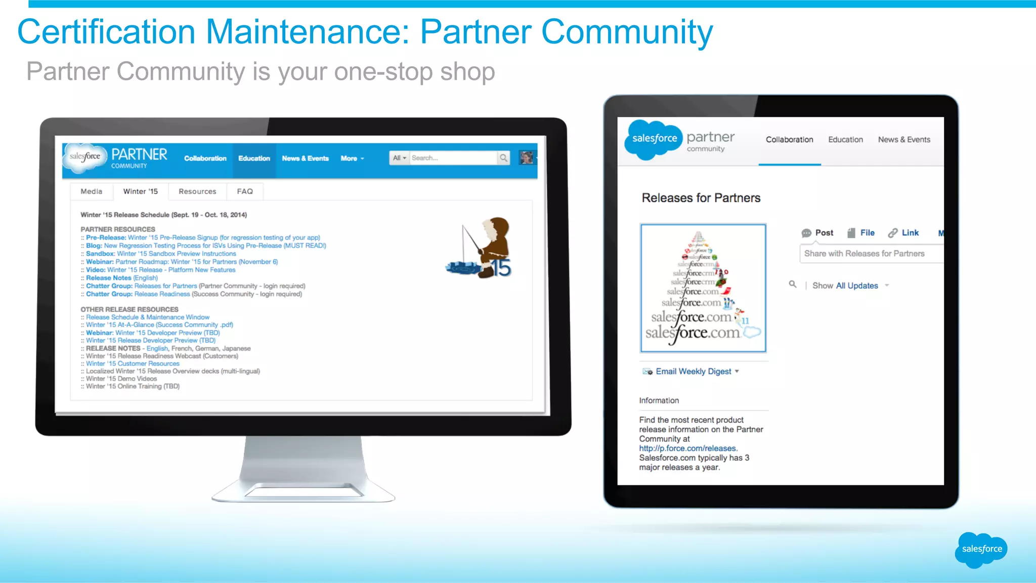 Certification Maintenance: Partner Community
Partner Community is your one-stop shop
 