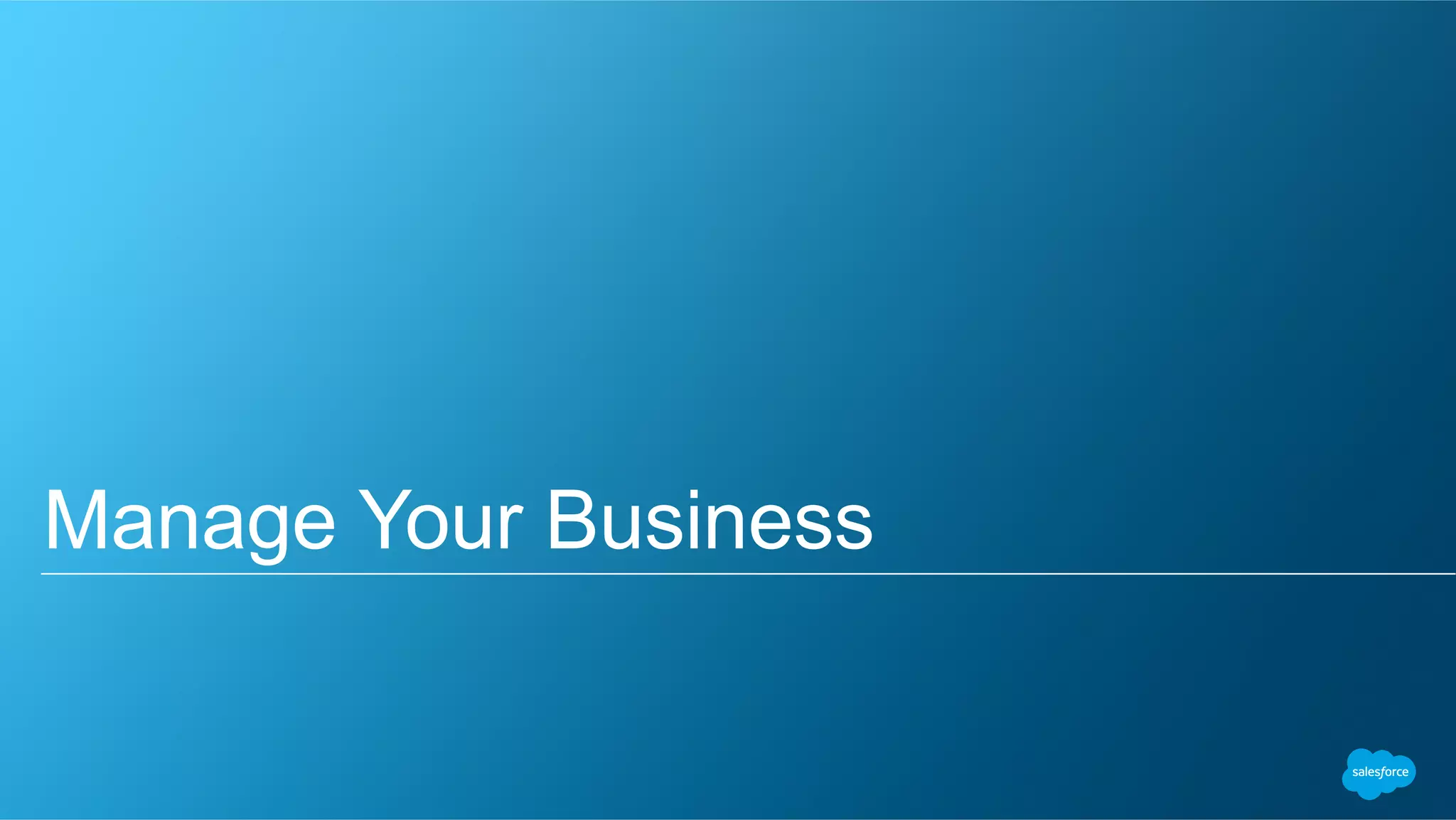 Manage Your Business
 
