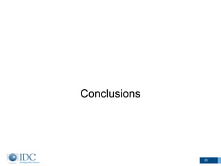 Conclusions
20
 