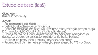 Estudo de caso (IaaS) 
 