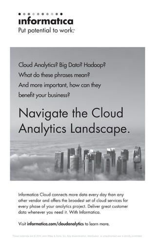 These materials are © 2015 John Wiley & Sons, Inc. Any dissemination, distribution, or unauthorized use is strictly prohibited.
 