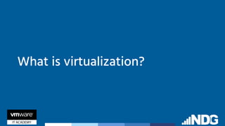 What is virtualization?
 