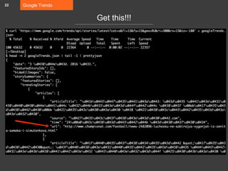 Google Trends
Get this!!!
22
 