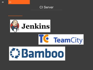 CI
CI Server
29
 