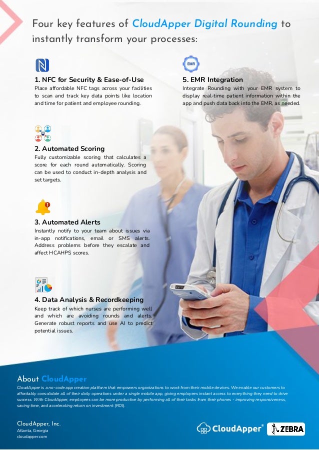 CloudApper digital rounding app for Zebra device.pptx