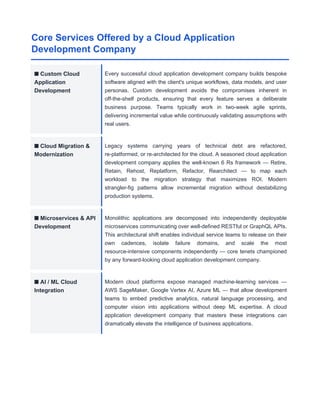 Comprehensive Guide to Cloud Application Development Companies ...