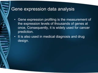 Cloud applications - Protein Structure Predication and gene expression ...