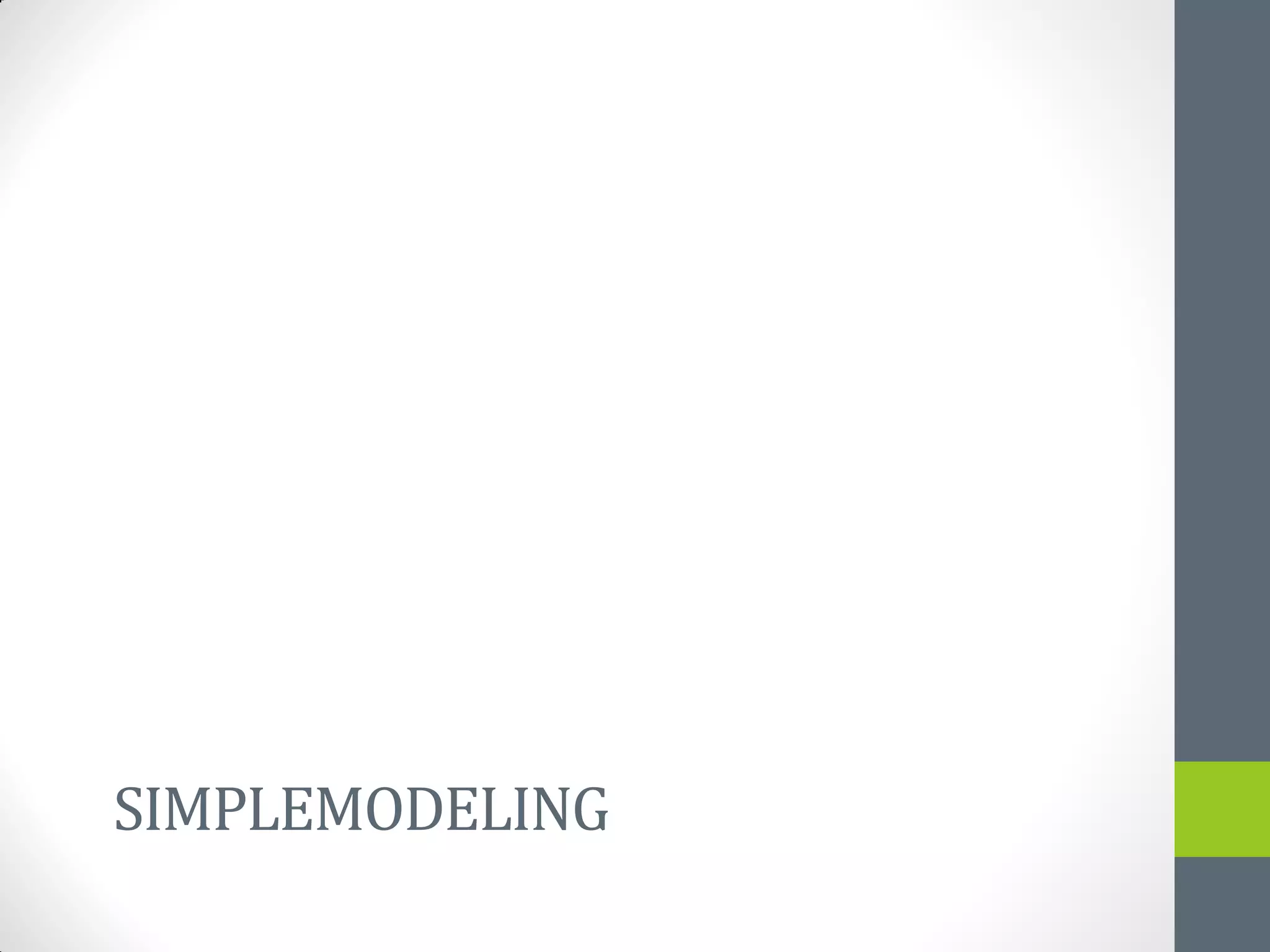 SIMPLEMODELING
 