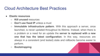 Cloud Architecture best practices | PPT
