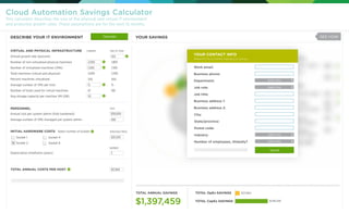TOTAL ANNUAL COSTS PER HOST
YOUR CONTACT INFO
Work email:
Business phone:
Department:
Job role:
Job title:
Business addres...