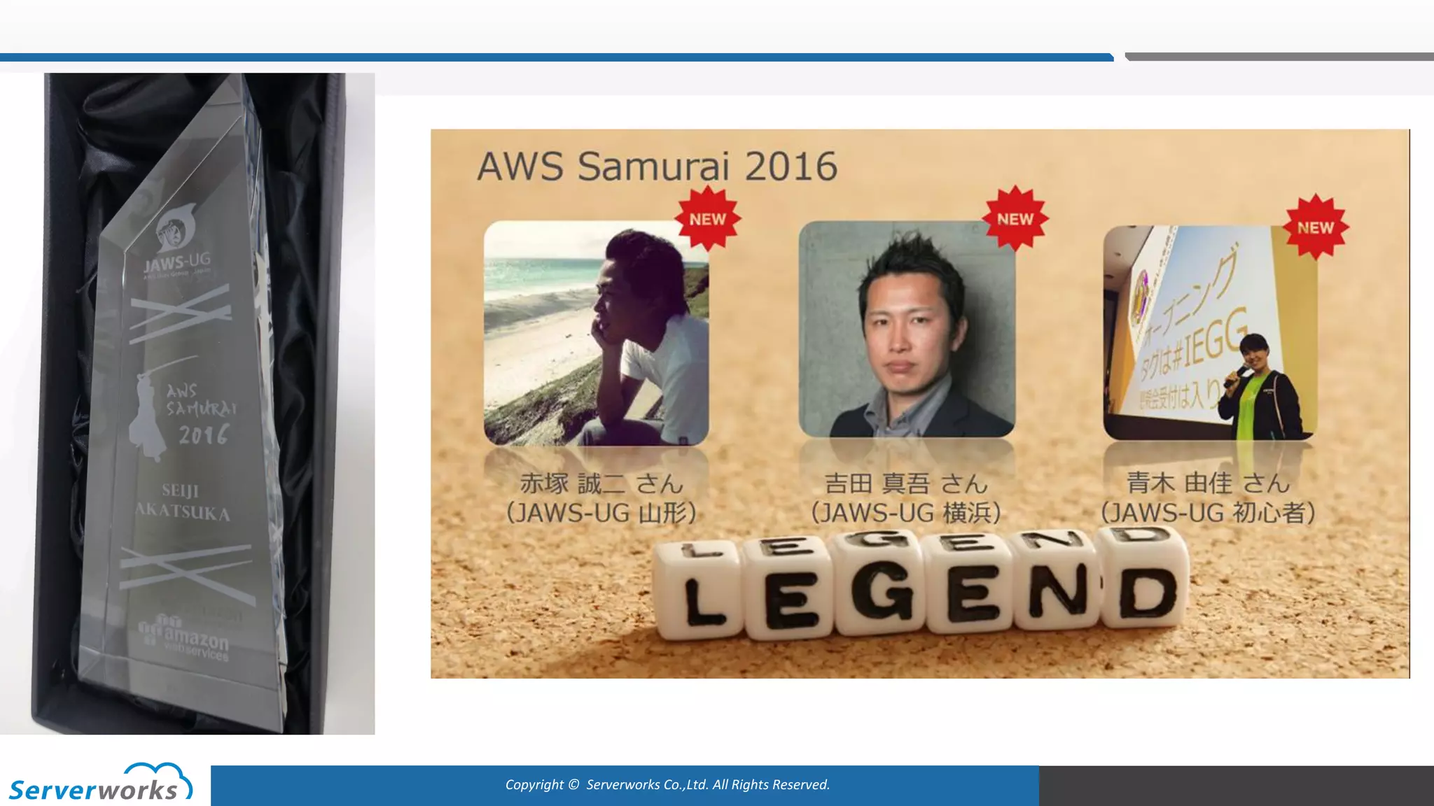 Copyright	©		Serverworks Co.,Ltd.	All	Rights	Reserved.	
 