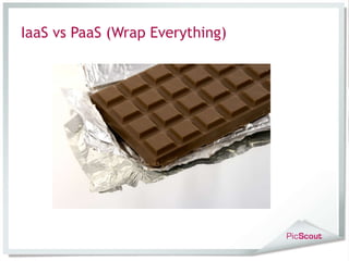 IaaS vs PaaS (Wrap Everything) 