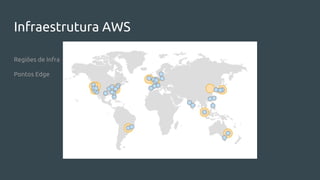 Infraestrutura AWS
Regiões de Infra
Pontos Edge
 
