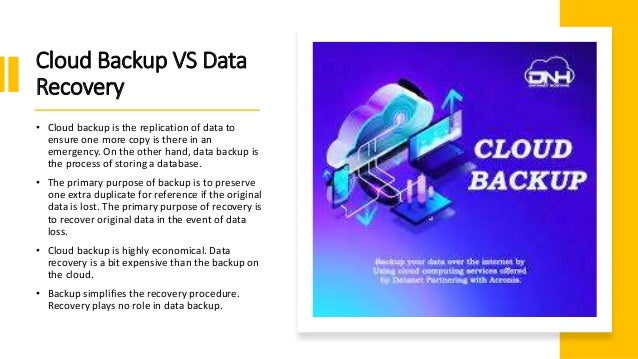 Cloud backup provided by datanet | PPTX | Databases | Computer Software ...