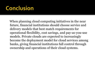 Cloud banking | PPTX