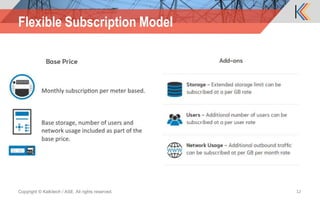 Copyright © Kalkitech / ASE. All rights reserved. 12
Flexible Subscription Model
 