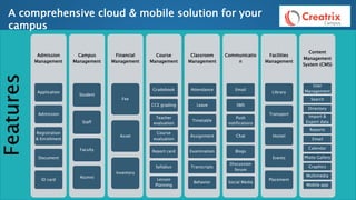 Cloud based hostel / dormitory management system with mobile apps | PPTX
