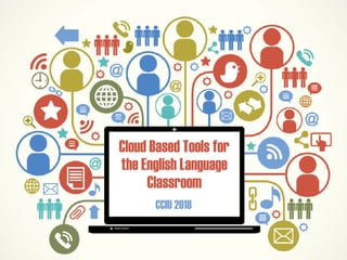 Cloud Based Tools for
the English Language
Classroom
CCIU 2018
 