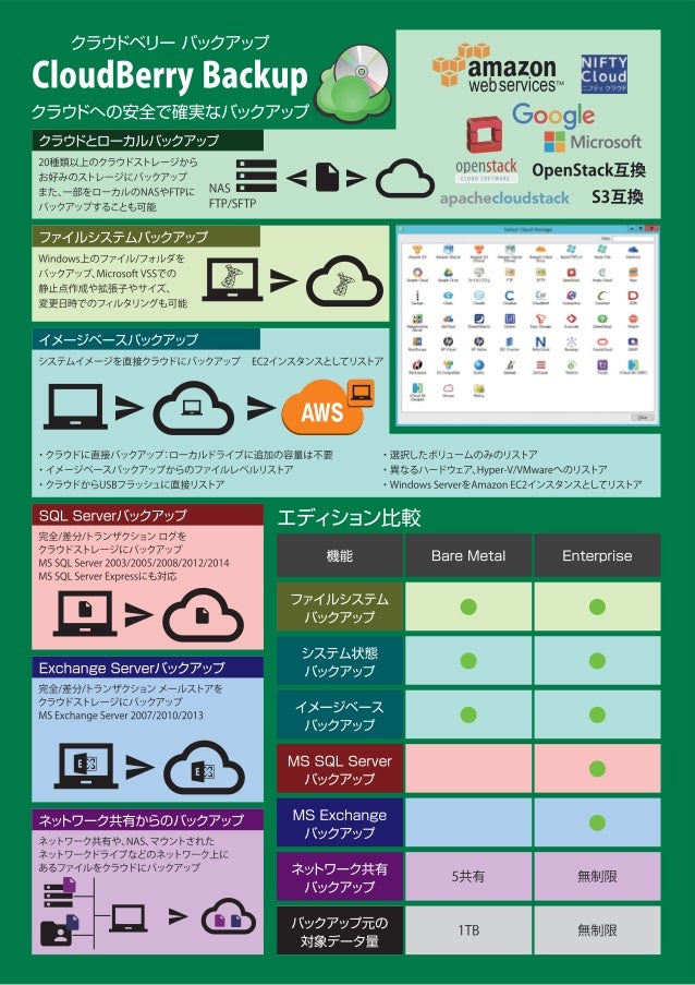cloudberry server 1tb