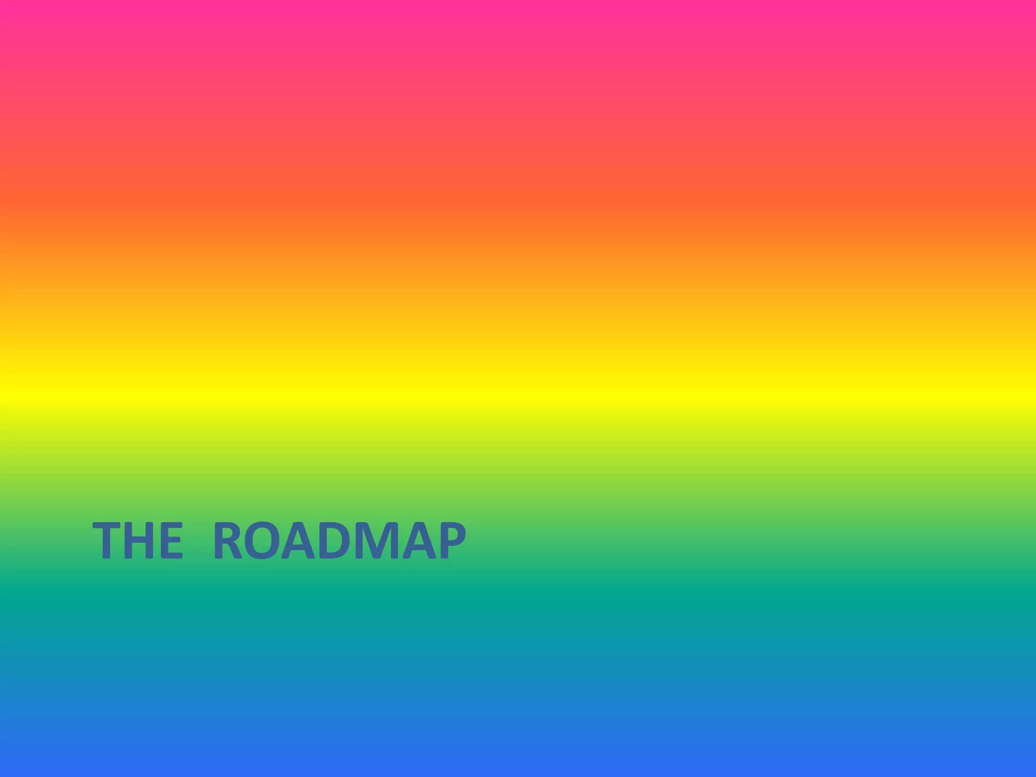 THE ROADMAP
 