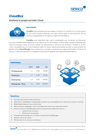 Line Cloudbox Cloud box | PDF