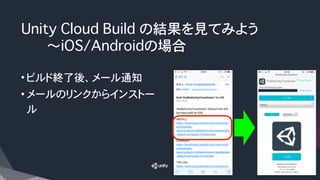超便利！ Unity Cloud Build の使い方 | PDF