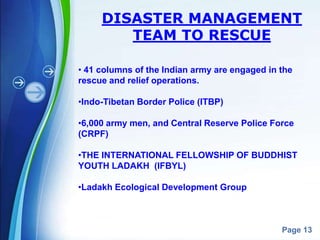 Natural Disaster - Cloud Burst | PPTX