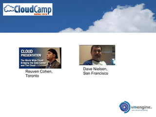 Reuven Cohen,
Toronto
Dave Nielsen,
San Francisco
 