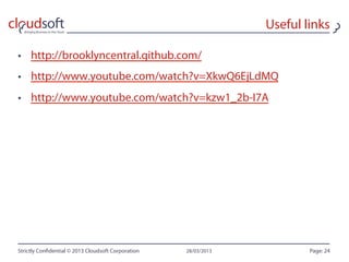 Cloudcamp scotland - Using cloud without losing control
