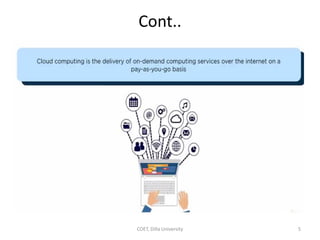 Cont..
COET, Dilla University 5
 